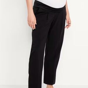 Old navy Maternity Rollover-Waist Billie Trouser size large nwt